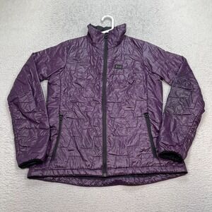 HELLY HANSEN Jacket Womens Medium Purple Lifaloft Puffer Primaloft Lightweight